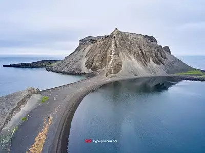 Пейзажи острова Парамушир и вулкана Эбеко