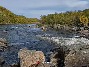 Мельничный Каскад - водопад Мурманской Области