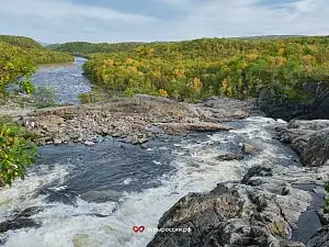 Мельничный Каскад - водопад Мурманской Области