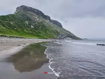 Пейзажи острова Парамушир и вулкана Эбеко