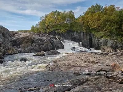 Мельничный Каскад - водопад Мурманской Области