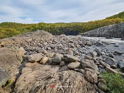 Мельничный Каскад - водопад Мурманской Области