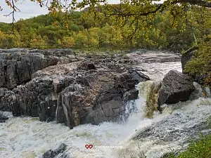 Мельничный Каскад - водопад Мурманской Области