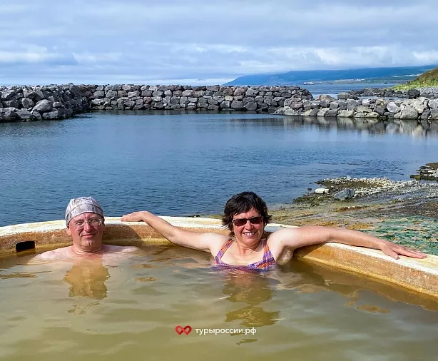 Изображение статьи Горячие источники и целебные грязи Итурупа Туры России