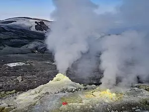 Пейзажи острова Парамушир и вулкана Эбеко