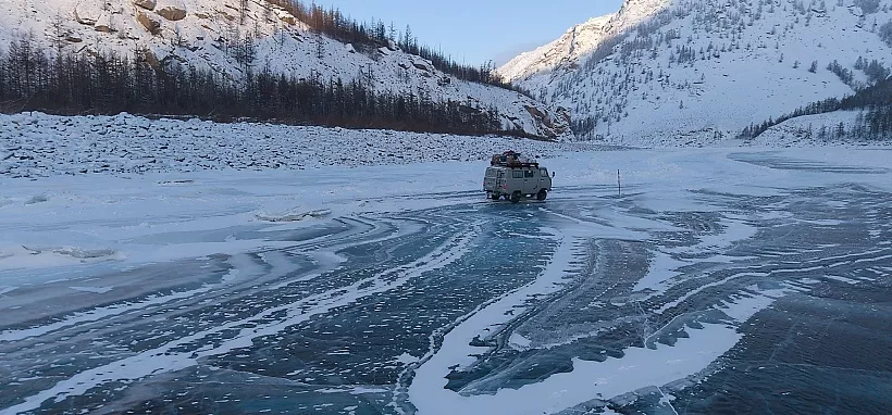 Якутия: Зимняя Экспедиция по льду реки Индигирка