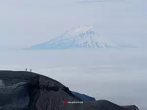 Пейзажи острова Парамушир и вулкана Эбеко