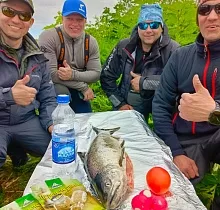 Фото дня 3 тура Рыбалка на Камчатке на Чавычу!