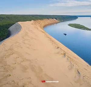 Якутия: фотографии песчаных дюн реки Лена ( тукуланы)
