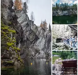 Тур Экскурсия в мраморный каньон Рускеала
