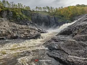 Мельничный Каскад - водопад Мурманской Области