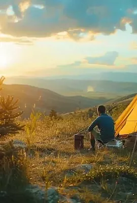 Взять палатку и посидеть у костра в России