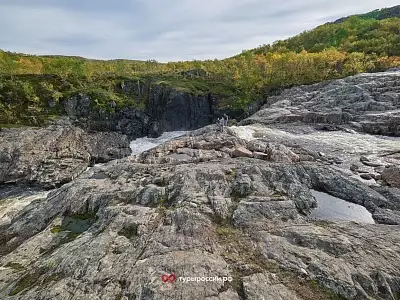 Мельничный Каскад - водопад Мурманской Области