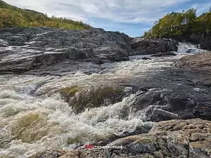 Мельничный Каскад - водопад Мурманской Области