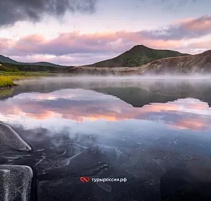 Кунашир: кальдера вулкана Головнина