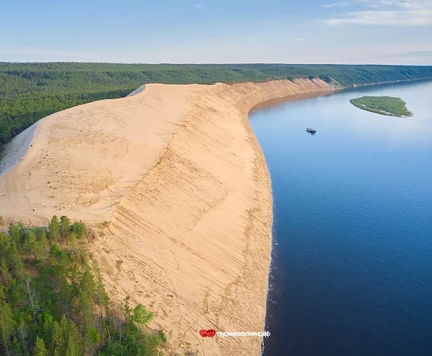 Изображение статьи Песчаные дюны Якутии: природный феномен за Полярным кругом  Туры России