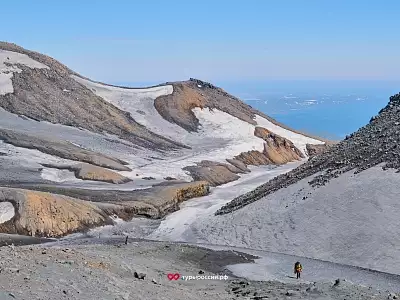 Пейзажи острова Парамушир и вулкана Эбеко
