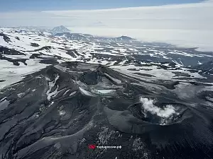 Пейзажи острова Парамушир и вулкана Эбеко