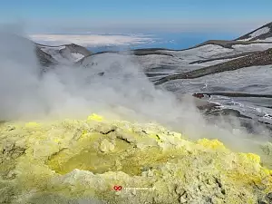 Пейзажи острова Парамушир и вулкана Эбеко
