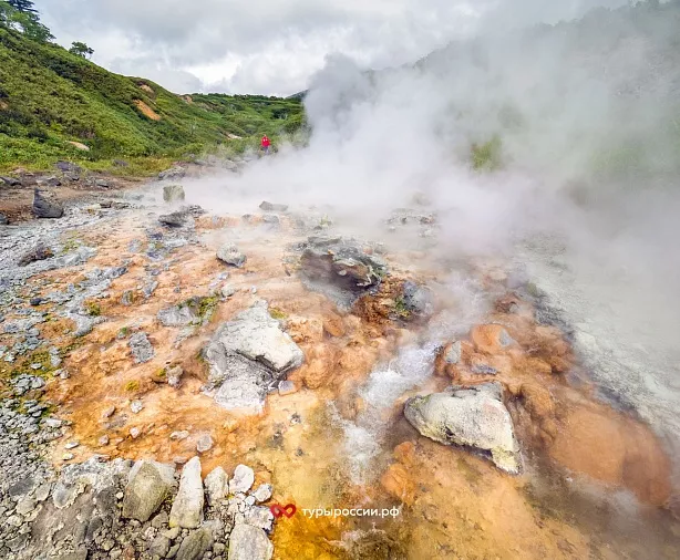 Изображение статьи Горячие источники и целебные грязи Итурупа Туры России