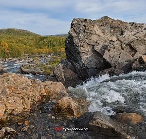 Мельничный Каскад - водопад Мурманской Области