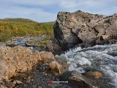 Мельничный Каскад - водопад Мурманской Области