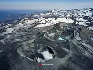 Пейзажи острова Парамушир и вулкана Эбеко