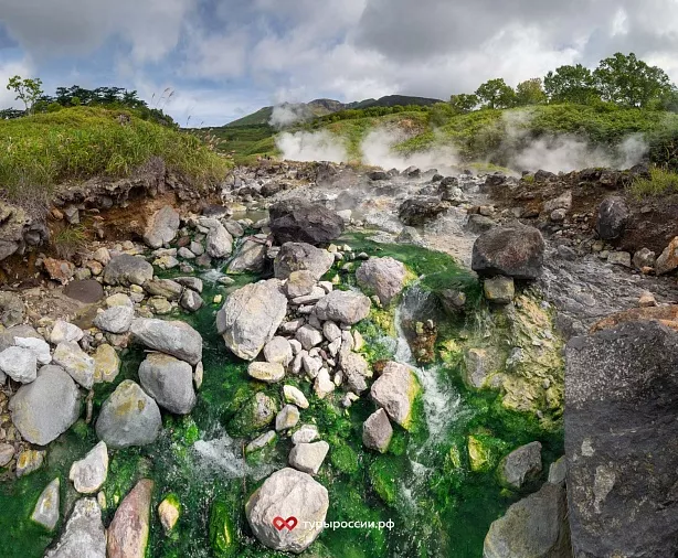 Изображение статьи Горячие источники и целебные грязи Итурупа Туры России