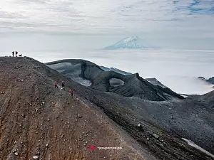 Пейзажи острова Парамушир и вулкана Эбеко