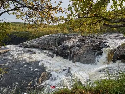 Мельничный Каскад - водопад Мурманской Области
