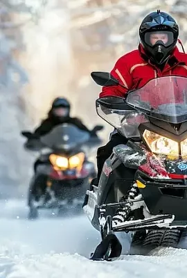 Покататься на снегоходах в России