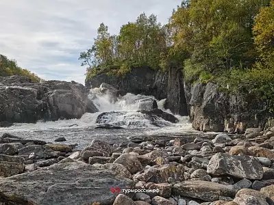 Мельничный Каскад - водопад Мурманской Области