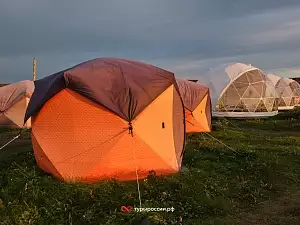 Кемпинги и отели полуострова Средний и Рыбачий