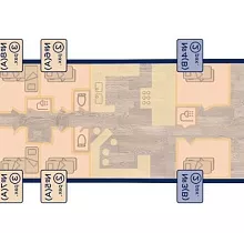 Место проживания в туре 