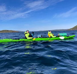 Тур По реке и губе Титовка на морском каяке