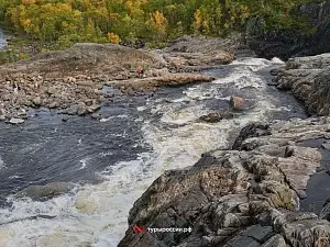 Мельничный Каскад - водопад Мурманской Области