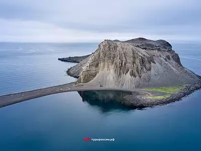 Пейзажи острова Парамушир и вулкана Эбеко