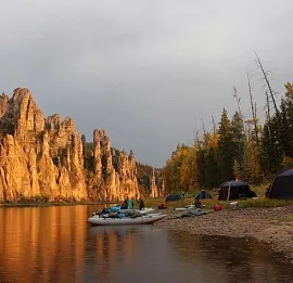 Тур Сплав на катамаранах по реке Лена и Синяя