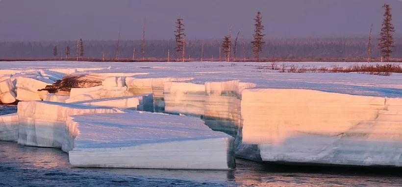Якутия: Посещение Национального Парка Момская Наледь